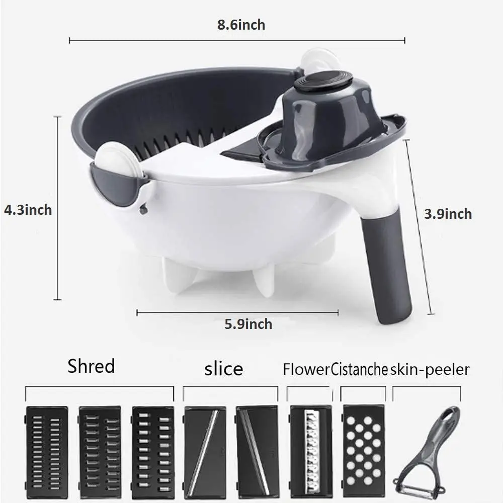 Vegetable Cutter Kitchen Chopper Knives Gadget Sets Grater Slicer Cooking Accessories Cutter Rotate Fruit Kitchenware Shredder
Vegetable Cutter Kitchen Chopper Knives Gadget Sets Grater Slicer Cooking Accessories Cutter Rotate Fruit Kitchenware Shredder