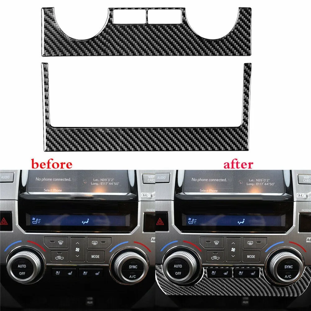 For Toyota Tundra 14-18 Carbon Fiber Central Control AC Switch Panel Cover Trim Car Accessories Interior Decoration
For Toyota Tundra 14-18 Carbon Fiber Central Control AC Switch Panel Cover Trim Car Accessories Interior Decoration