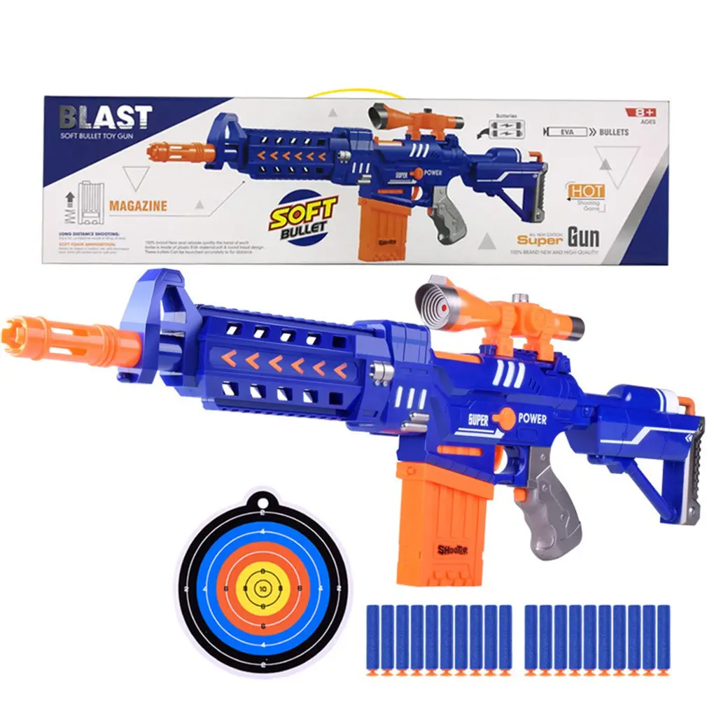 Soft Bullet Toy Gun Sniper Rifle Plastic Gun & 20 Bullets 1 Target Electric Gun Toy Christmas Birthday Gift Toy Christmas Gifts
Soft Bullet Toy Gun Sniper Rifle Plastic Gun & 20 Bullets 1 Target Electric Gun Toy Christmas Birthday Gift Toy Christmas Gifts