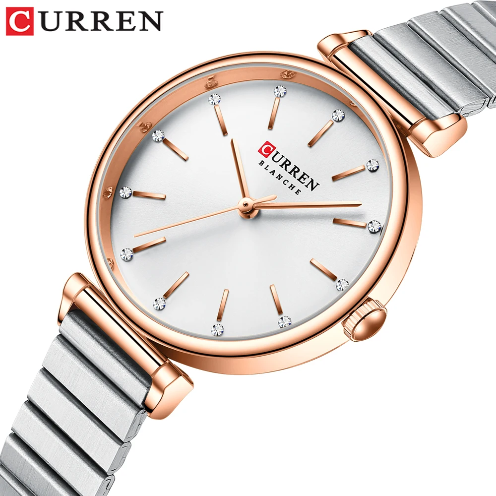 

CURREN Ladies Watch Fashion Movement Quartz Premium Watch Luxury Casual Waterproof Simple Dial Ladies Ladies Clock Reloj Mujer