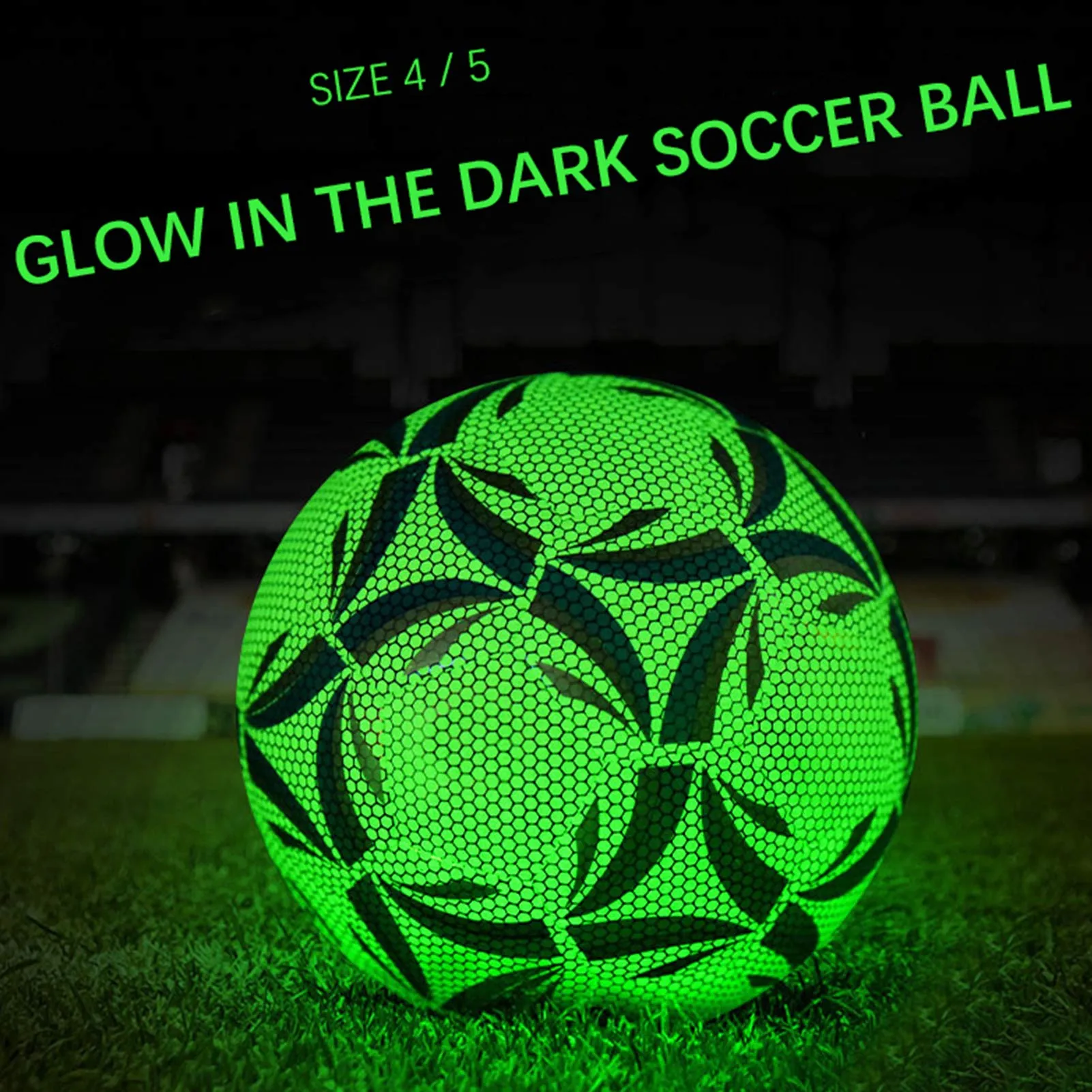 Reflective football LED training football high quality PU luminous fluorescent reflective No. 4 No. 5 football gift for children
Reflective football LED training football high quality PU luminous fluorescent reflective No. 4 No. 5 football gift for children