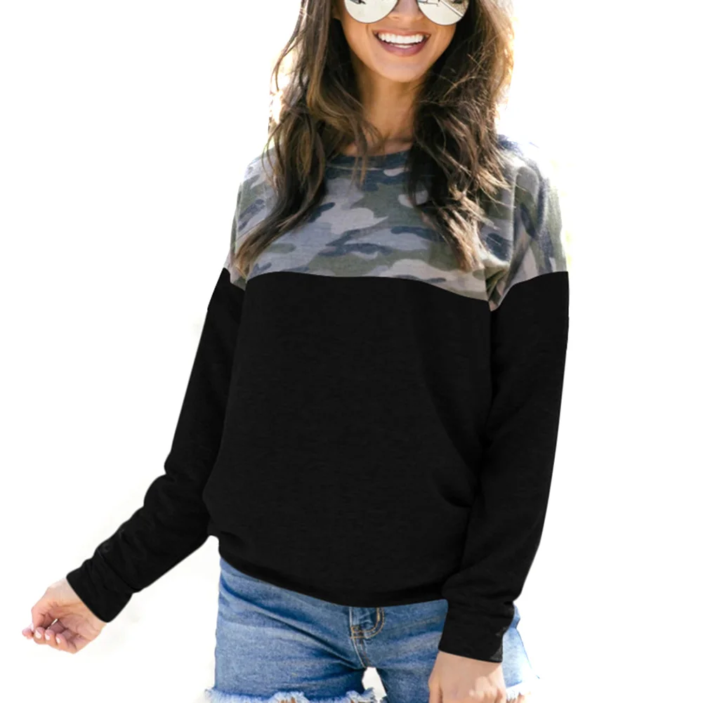 2019 Female Shirts Long Sleeve Round Collar Printing T-shirt Women's Slim Up Splice Tops For Autumn Fashion Shirt
2019 Female Shirts Long Sleeve Round Collar Printing T-shirt Women's Slim Up Splice Tops For Autumn Fashion Shirt