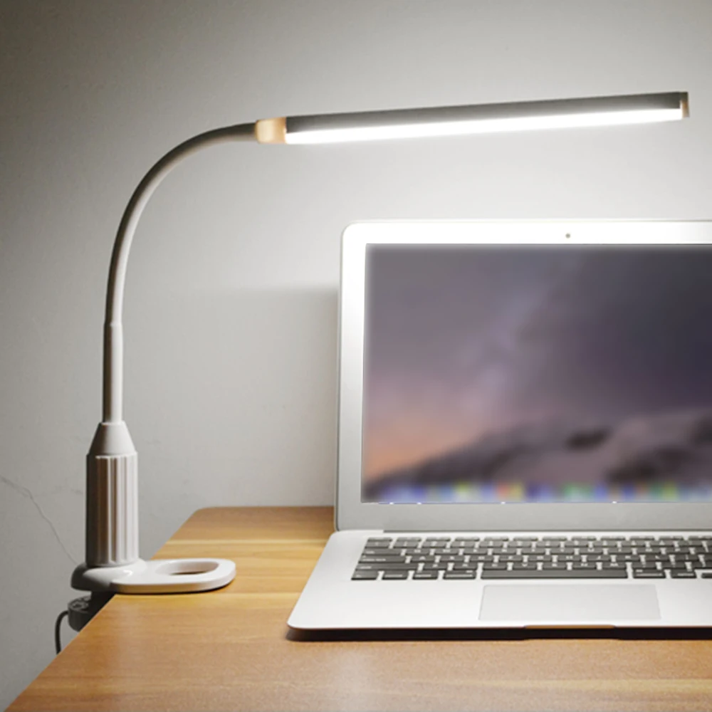 Reading Desk Lamp 5W 24 LEDs Eye Protect Clamp Clip Light Table Lamp Stepless Dimmable Bendable USB Powered Touch Sensor Control
Reading Desk Lamp 5W 24 LEDs Eye Protect Clamp Clip Light Table Lamp Stepless Dimmable Bendable USB Powered Touch Sensor Control