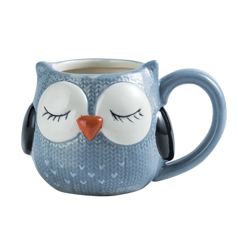 Cute Owl Water Cup Hand-painted Kids Cartoon Milk Glass Ceramic Animal Mug Home Breakfast Coffee Mugs Fruit Flower Tea Cup
Cute Owl Water Cup Hand-painted Kids Cartoon Milk Glass Ceramic Animal Mug Home Breakfast Coffee Mugs Fruit Flower Tea Cup