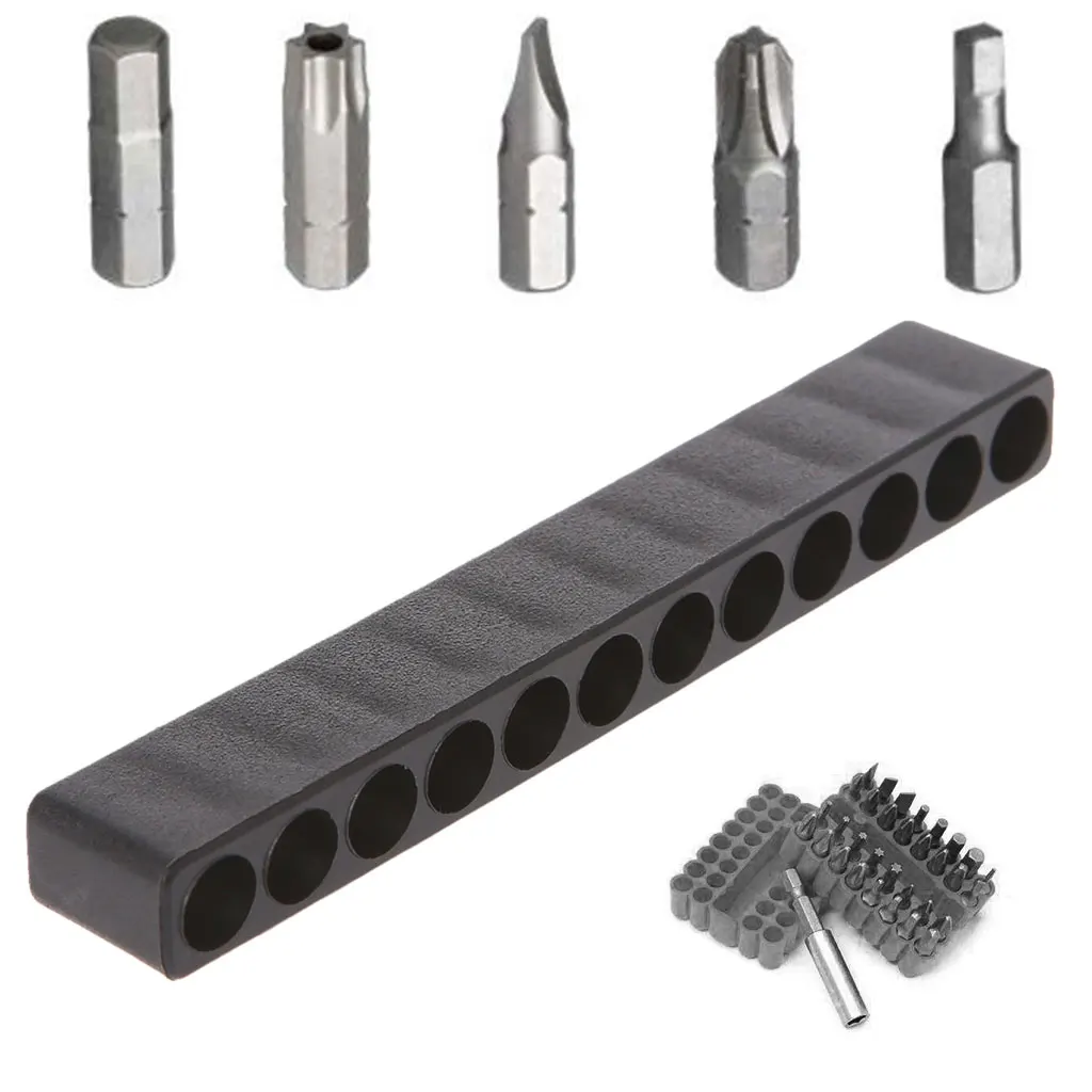 New High Quality Screwdriver Hole 10/12 Holes Hex Shank Bit Holder Plastic Head Storage Case Tool
New High Quality Screwdriver Hole 10/12 Holes Hex Shank Bit Holder Plastic Head Storage Case Tool