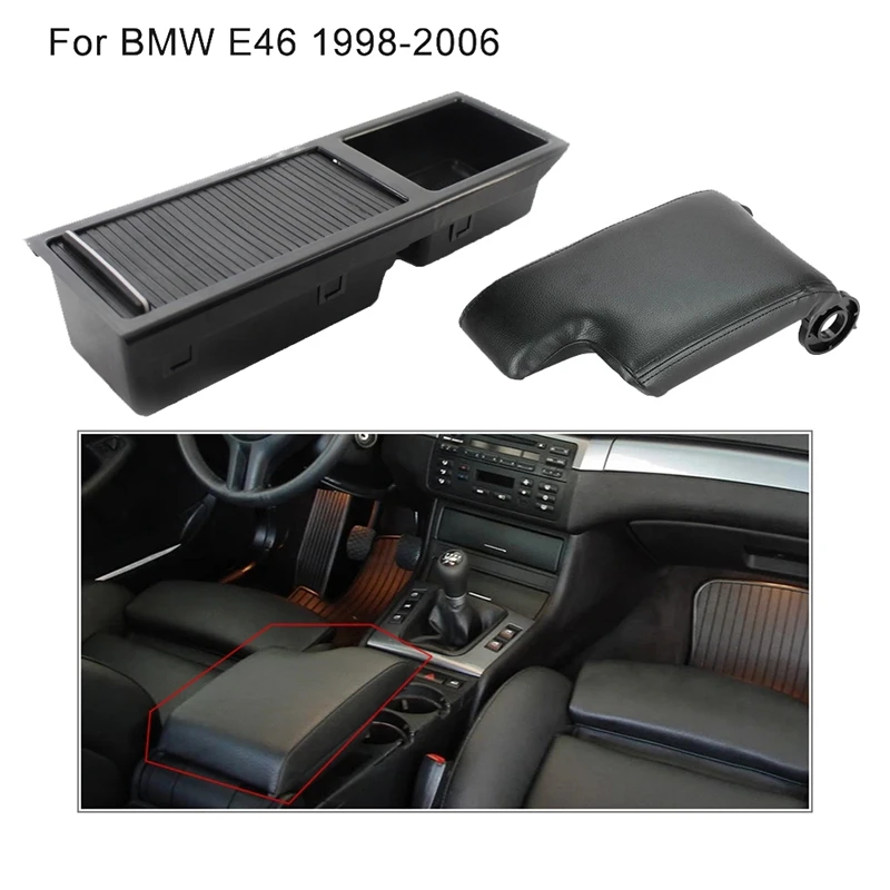 Car Front Center Console Storage Box Drink Cup Holder + Armrest Box Cover for BMW E46 3 Series 1999-2005 51167038323
Car Front Center Console Storage Box Drink Cup Holder + Armrest Box Cover for BMW E46 3 Series 1999-2005 51167038323