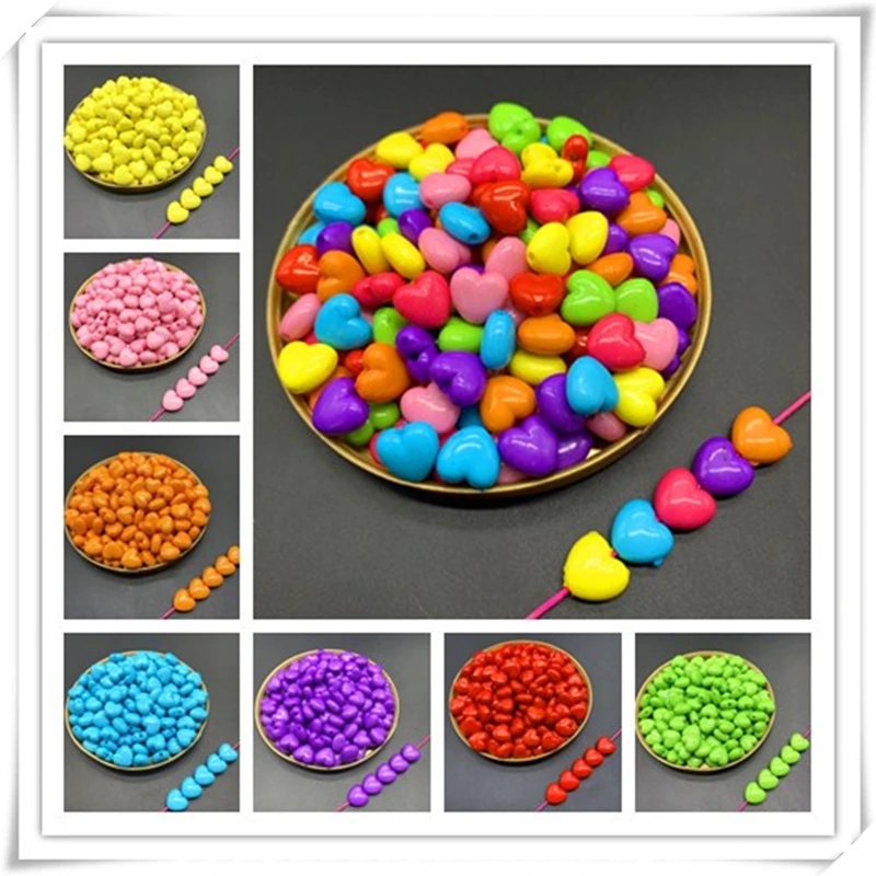 New 50pcs of Acrylic Heart Beads Earrings Necklace Accessories Beads For Jewelry Making DIY Jewelry Findings
New 50pcs of Acrylic Heart Beads Earrings Necklace Accessories Beads For Jewelry Making DIY Jewelry Findings
