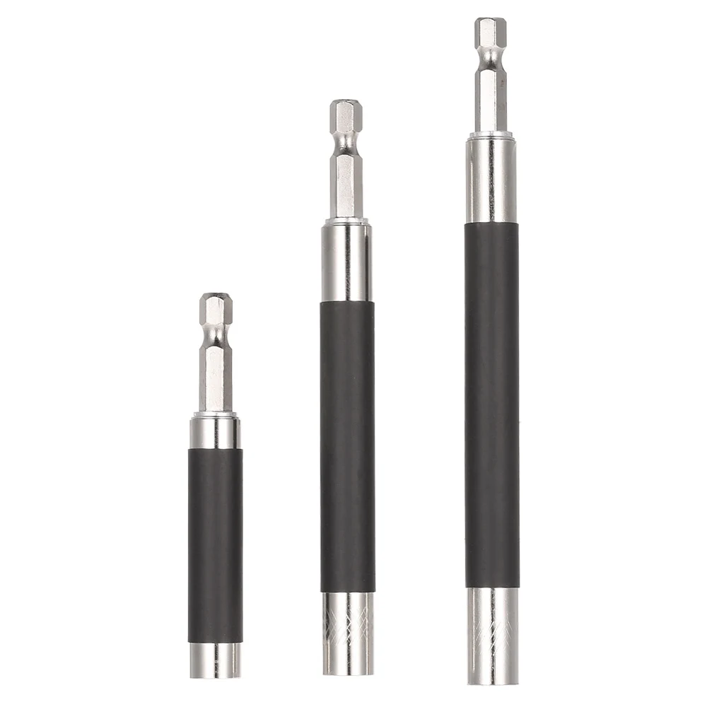 3pcs 1/4" 80/120/140mm Hex Shank Quick Release Magnetic Screwdriver Extension Bit Holder Connection Rod Adapter Sleeve
3pcs 1/4" 80/120/140mm Hex Shank Quick Release Magnetic Screwdriver Extension Bit Holder Connection Rod Adapter Sleeve