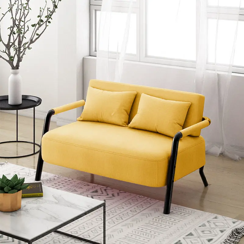 Nordic Single Double Sofa Living Room Sofa Small Apartment Simple Modern Fabric Sofa Iron Simple Japanese Apartment Fashion Sofa
Nordic Single Double Sofa Living Room Sofa Small Apartment Simple Modern Fabric Sofa Iron Simple Japanese Apartment Fashion Sofa
