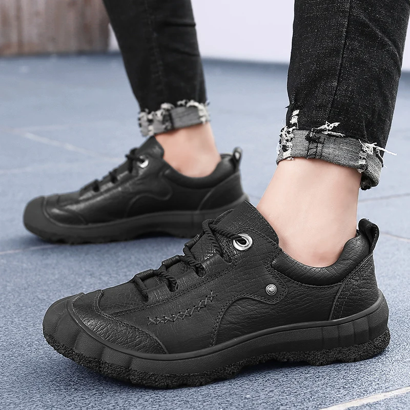 Men Casual Shoes Men lace up Martins genuine Leather Shoes lace up Work office oxfords Shoes Winter Waterproof Ankle Botas
Men Casual Shoes Men lace up Martins genuine Leather Shoes lace up Work office oxfords Shoes Winter Waterproof Ankle Botas