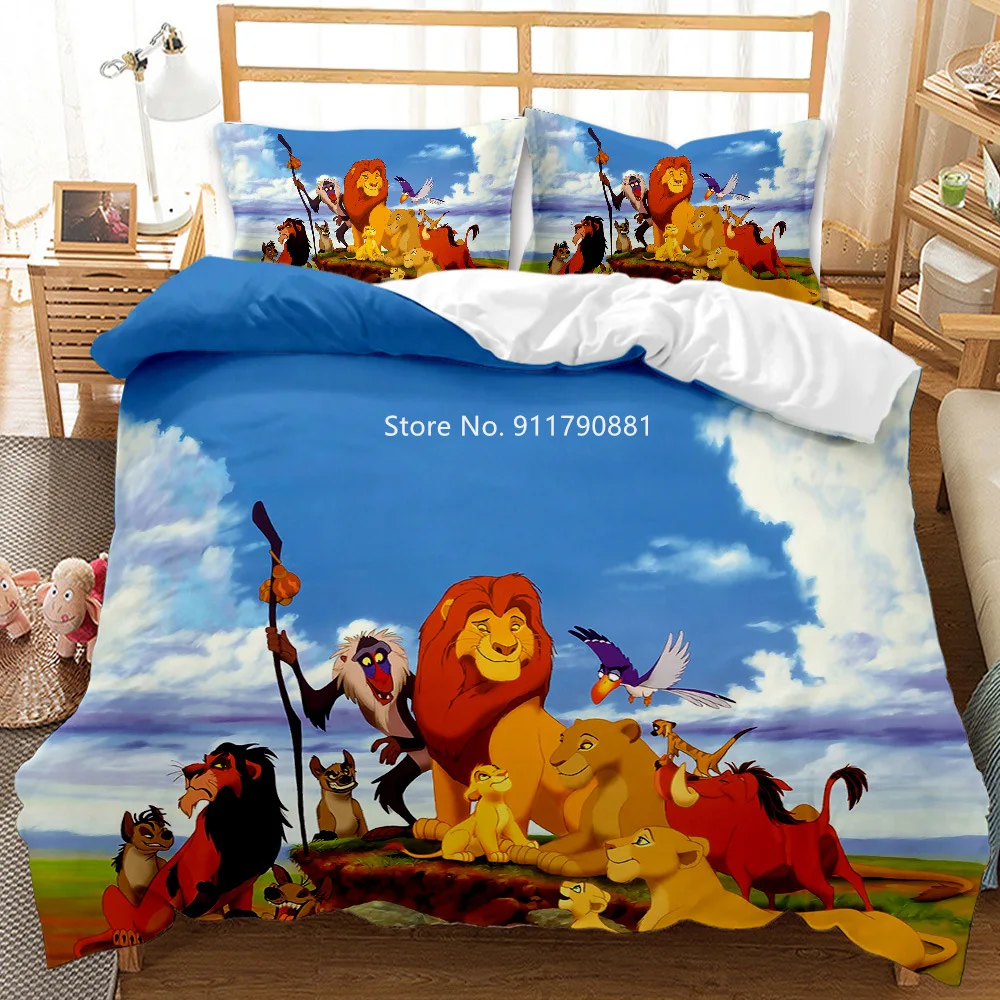 Disney Movie Lion King Simba Bedding Set Cartoon Duvet Cover and Pillowcase Children Boys Bedroom Decoration Home Textile
Disney Movie Lion King Simba Bedding Set Cartoon Duvet Cover and Pillowcase Children Boys Bedroom Decoration Home Textile