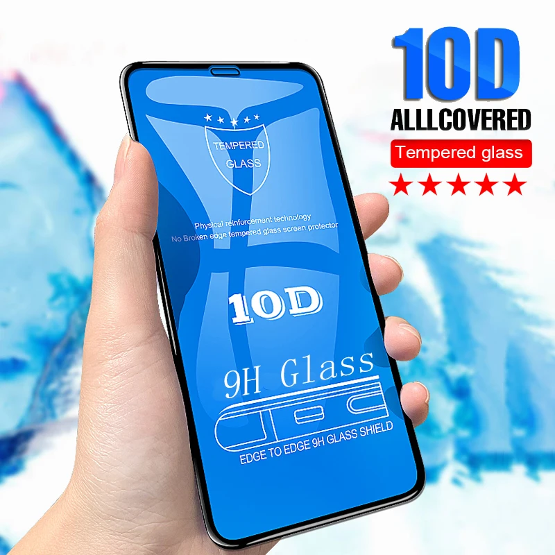10D Защитная пленка для экрана iphone XS макс. закаленное стекло Apple 11 Pro Max X XR защитная |