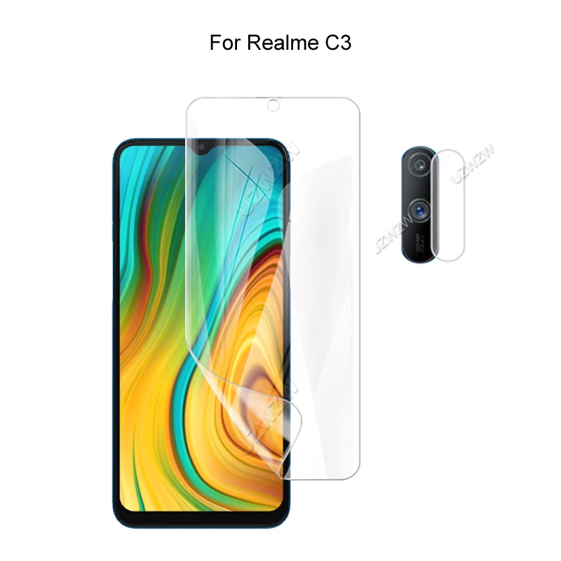 For Realme C3 Camera Protection & Screen Protector HD Hydrogel Film Soft 3D Full Cover Curved Guard
For Realme C3 Camera Protection & Screen Protector HD Hydrogel Film Soft 3D Full Cover Curved Guard