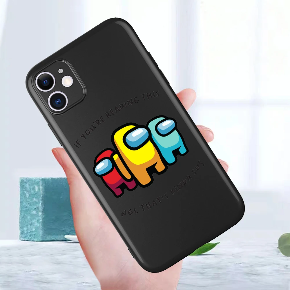 Among Us Game Cute Cartoon Funda Phone Case for IPhone 12 Mini 5 6 6S 7 8 SE Plus X XS XR 11 Pro Max Coque Funda Silicone Cover
Among Us Game Cute Cartoon Funda Phone Case for IPhone 12 Mini 5 6 6S 7 8 SE Plus X XS XR 11 Pro Max Coque Funda Silicone Cover