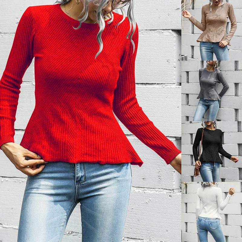 Warm Soft Sweater Women's Autumn Winter Fashion Casual Ruffle Long Sleeve Pullover Knitting Shirt Top Sweaters
Warm Soft Sweater Women's Autumn Winter Fashion Casual Ruffle Long Sleeve Pullover Knitting Shirt Top Sweaters