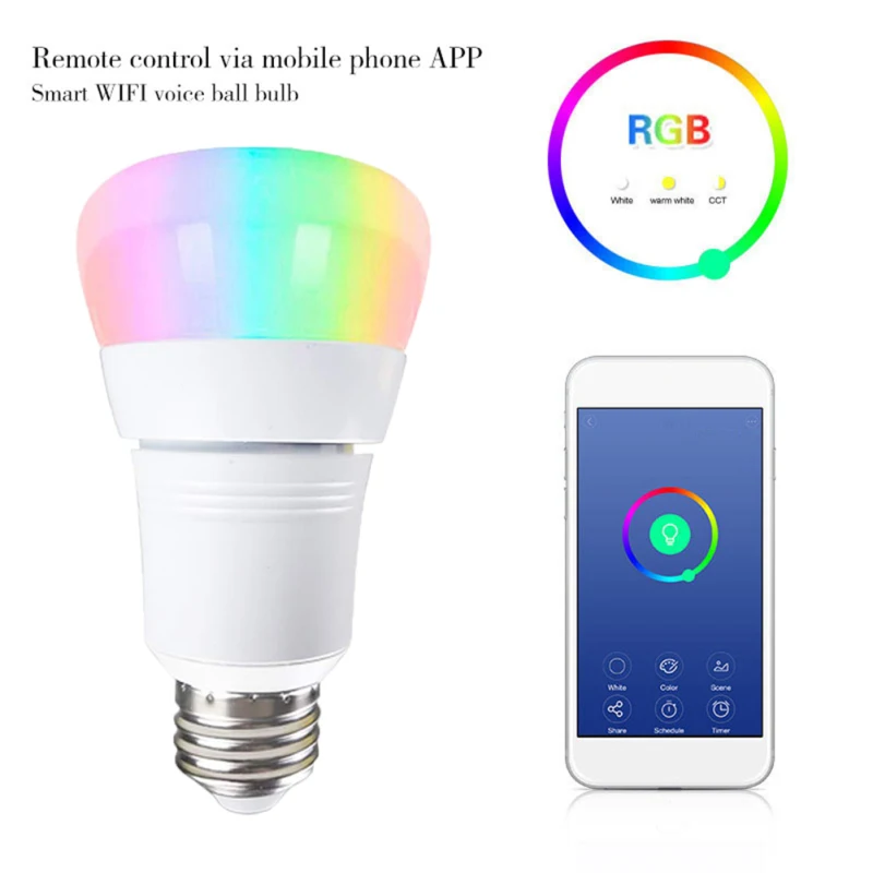 15W Wifi смарт-лампы E27/B22/E26/E14 светодиодный светильник лампочка с регулируемой яркостью умный лампы работать с Alexa и Google Home Magic Home приложение
15W Wifi смарт-лампы E27/B22/E26/E14 светодиодный светильник лампочка с регулируемой яркостью умный лампы работать с Alexa и Google Home Magic Home приложение