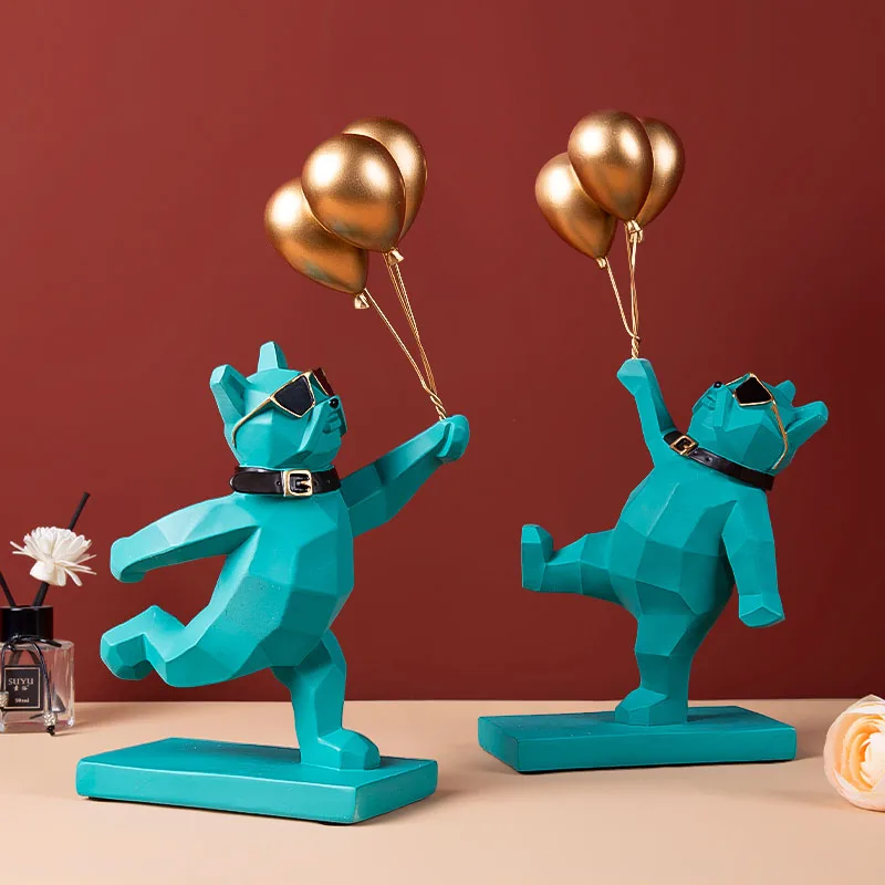 Home Decoration Animal Sculpture Resin Geometric Dog With Balloon Modern Figurines Bedside Decoration Ornament Birthday Gifts
Home Decoration Animal Sculpture Resin Geometric Dog With Balloon Modern Figurines Bedside Decoration Ornament Birthday Gifts