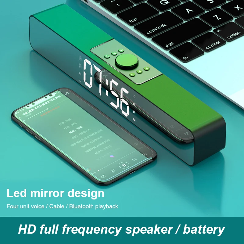 LED Soundbar TV Parlantes Bluetooth-колонки, домашний кинотеатр, звуковая панель, FM-радио
LED Soundbar TV Parlantes Bluetooth-колонки, домашний кинотеатр, звуковая панель, FM-радио