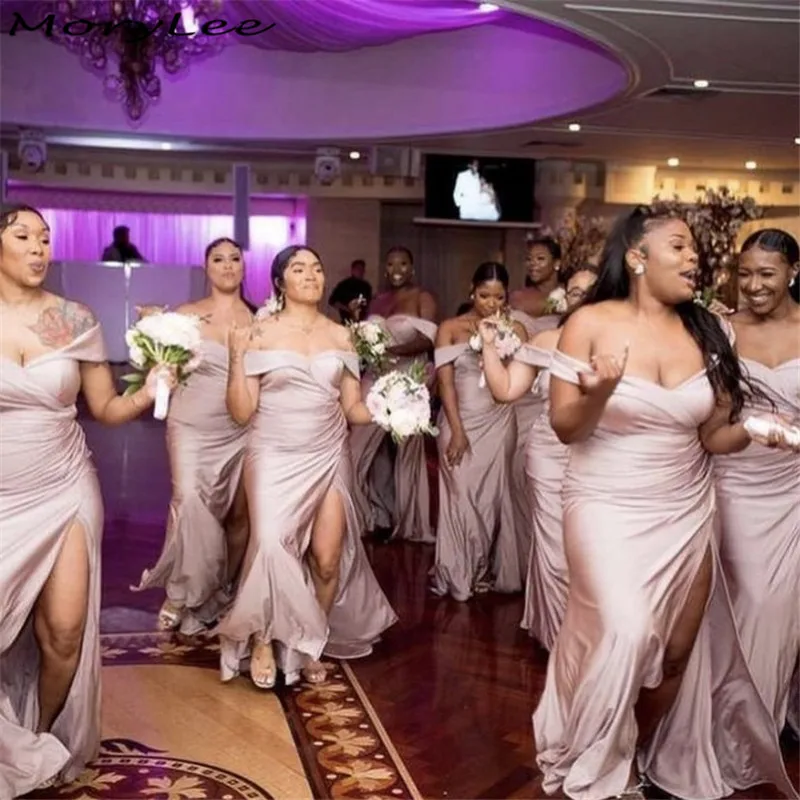 Bridesmaid Dresses Off The Shoulder Mermaid Side Slit Spandex Satin Bridesmaid Dresses Lace Up Wedding Party Bridesmaid Gowns
Bridesmaid Dresses Off The Shoulder Mermaid Side Slit Spandex Satin Bridesmaid Dresses Lace Up Wedding Party Bridesmaid Gowns