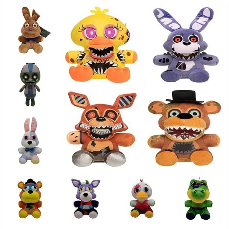 18cm FNAF Purple Plush Nightmare Bonnie Plush Toys Five Nights at Fredy Bonnie Peluche Toys Soft Stuffed Animal Dolls Kids Gifts
18cm FNAF Purple Plush Nightmare Bonnie Plush Toys Five Nights at Fredy Bonnie Peluche Toys Soft Stuffed Animal Dolls Kids Gifts
