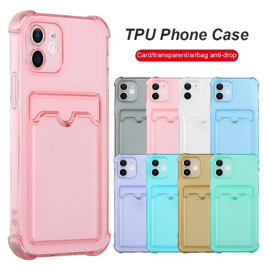 Transparent Shockproof Phone Case for iPhone 11 12 13 Pro Max X XS Max XR SE 2020 7 8 Plus Card Slots Holder Soft TPU Back Cover
Transparent Shockproof Phone Case for iPhone 11 12 13 Pro Max X XS Max XR SE 2020 7 8 Plus Card Slots Holder Soft TPU Back Cover