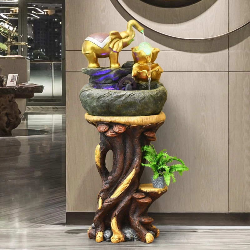 Elephant Living Room Decoration Floor Fountain Water Spray Office Humidifier Fish Tank Gift
Elephant Living Room Decoration Floor Fountain Water Spray Office Humidifier Fish Tank Gift
