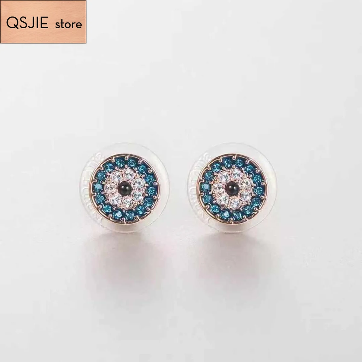 QSJIE High quality Swa EYE earrings, colorful design, lady's gift, shiny Earrings Charming fashion jewelry
QSJIE High quality Swa EYE earrings, colorful design, lady's gift, shiny Earrings Charming fashion jewelry