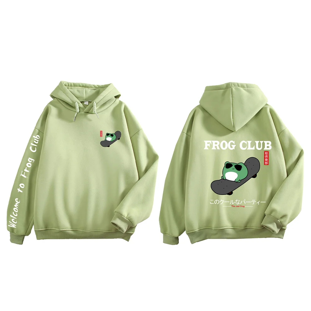 90s Aesthetic Sweatshirt Frog on A Skateboard Hoodies Oversize Harajuku Soft Hoodie Long Sleeve Drop Shoulder Clothing for Girls
90s Aesthetic Sweatshirt Frog on A Skateboard Hoodies Oversize Harajuku Soft Hoodie Long Sleeve Drop Shoulder Clothing for Girls