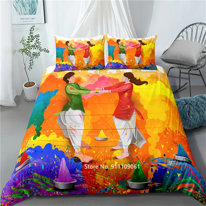 Colorful Art Bedding Double King Queen King Size Adult Lovely Gift Deluxe Down Quilt Cover and Pillowcase 2-3 Piece Sets
Colorful Art Bedding Double King Queen King Size Adult Lovely Gift Deluxe Down Quilt Cover and Pillowcase 2-3 Piece Sets