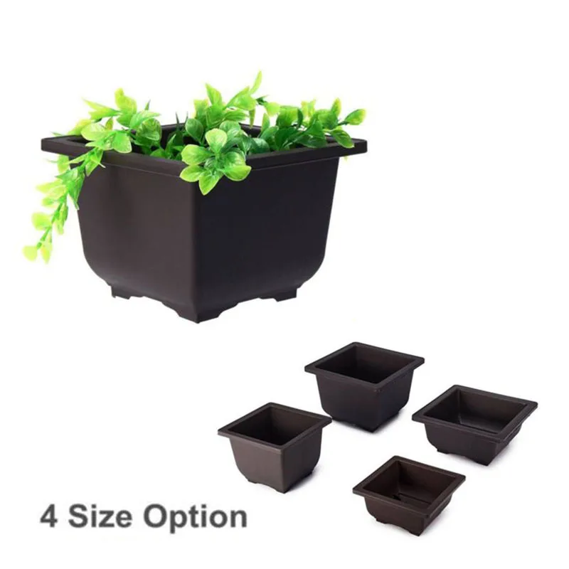 Plastic Flower Pot Balcony Square Basin Plant Bowl Planter Nursery Garden Pots Planters Flower Care Farming Boxes Baskets
Plastic Flower Pot Balcony Square Basin Plant Bowl Planter Nursery Garden Pots Planters Flower Care Farming Boxes Baskets