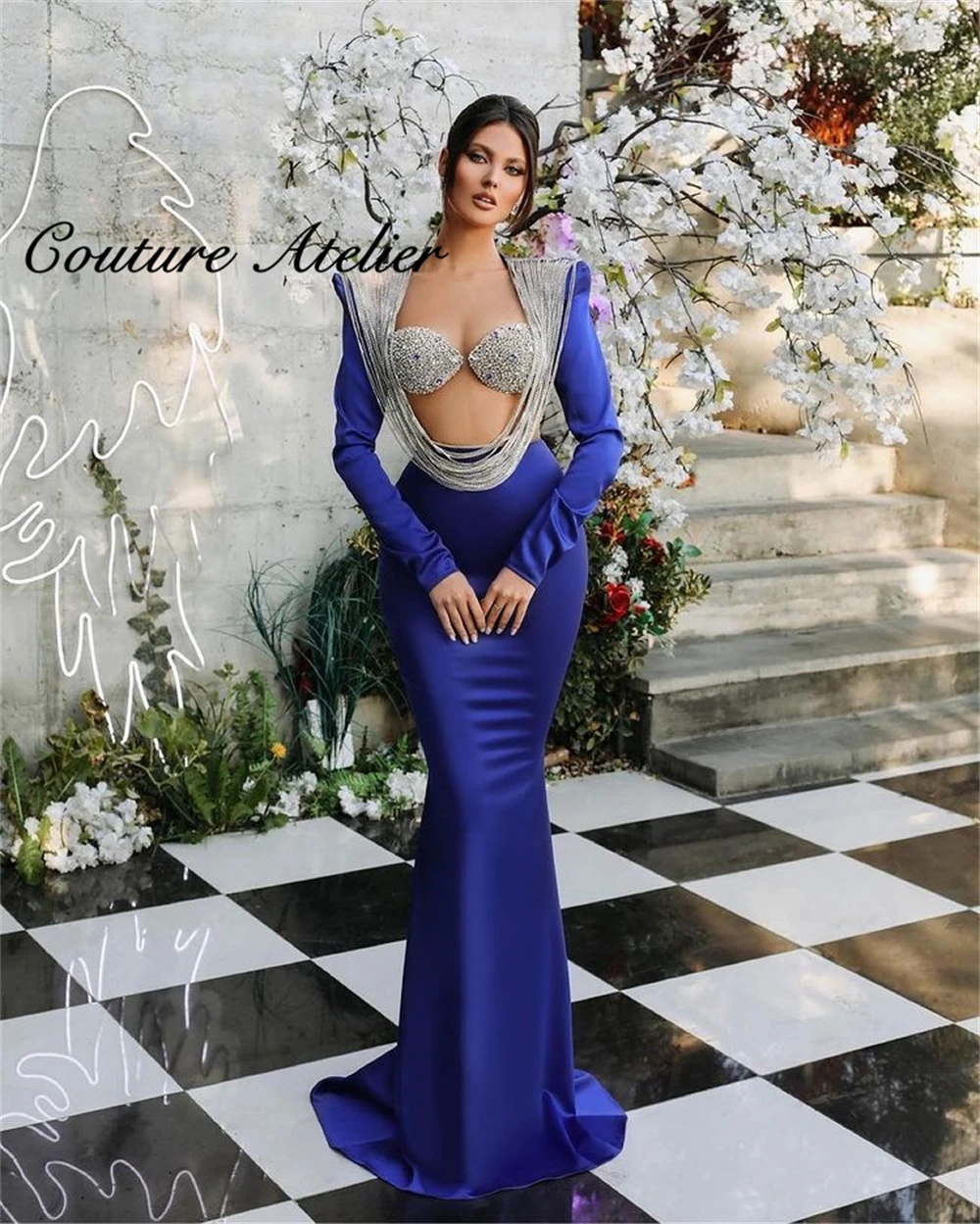 Long Sleeve Evening Dresses Mermaid Formal Dress Women Elegant Party Gown Prom Gowns vestidos de noche robe de soirée femme
Long Sleeve Evening Dresses Mermaid Formal Dress Women Elegant Party Gown Prom Gowns vestidos de noche robe de soirée femme