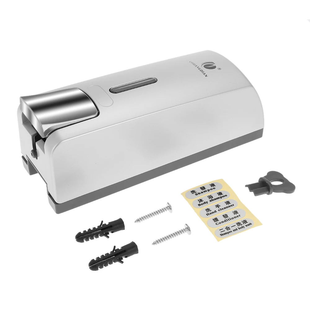 300ml Liquid Soap Dispenser Wall-mount Shower Bath Shampoo Shower Gel Box Liquid Soap Container Washroom Bathroom Accessories
300ml Liquid Soap Dispenser Wall-mount Shower Bath Shampoo Shower Gel Box Liquid Soap Container Washroom Bathroom Accessories