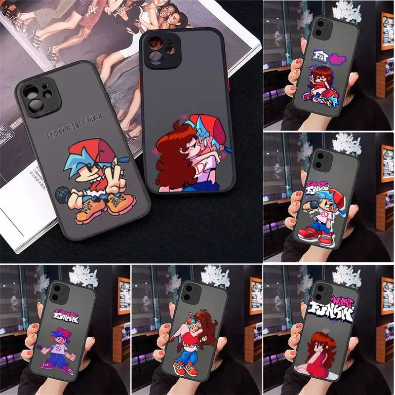 Friday Night Funkin Game Phone Case For iPhone 13 12 11 Mini Pro XR XS Max 7 8 Plus X Matte transparent Back Cover
Friday Night Funkin Game Phone Case For iPhone 13 12 11 Mini Pro XR XS Max 7 8 Plus X Matte transparent Back Cover