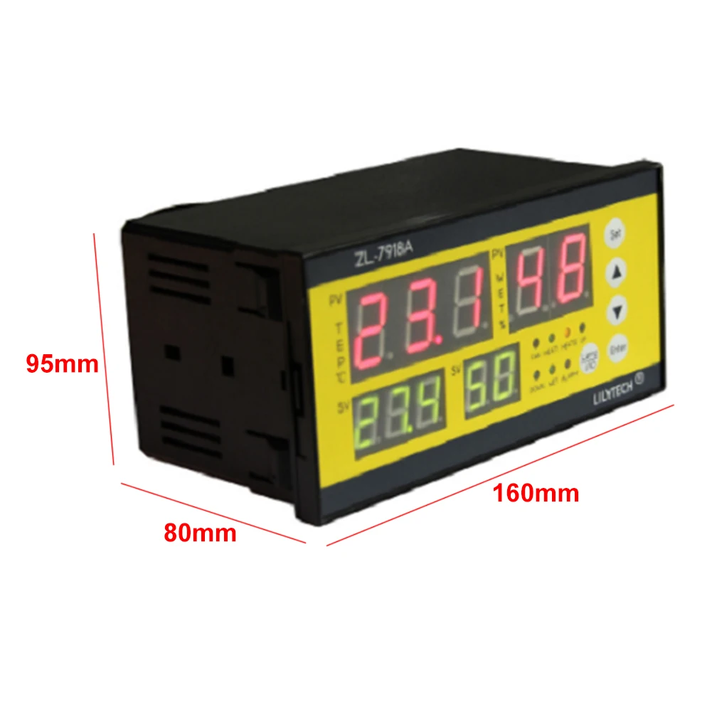 Farm Machine Automatic Digital Alarm Eggs Brooder Accessories Incubator Controller Hatchery Temperature Humidity Sensor Parts
Farm Machine Automatic Digital Alarm Eggs Brooder Accessories Incubator Controller Hatchery Temperature Humidity Sensor Parts
