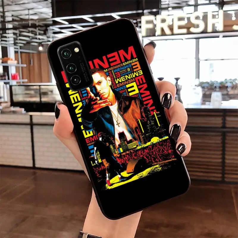Мягкий силиконовый чехол для телефона CUTEWANAN Rapper Eminem из ТПУ Samsung S20 plus Ultra S6 S7 edge S8 S9
