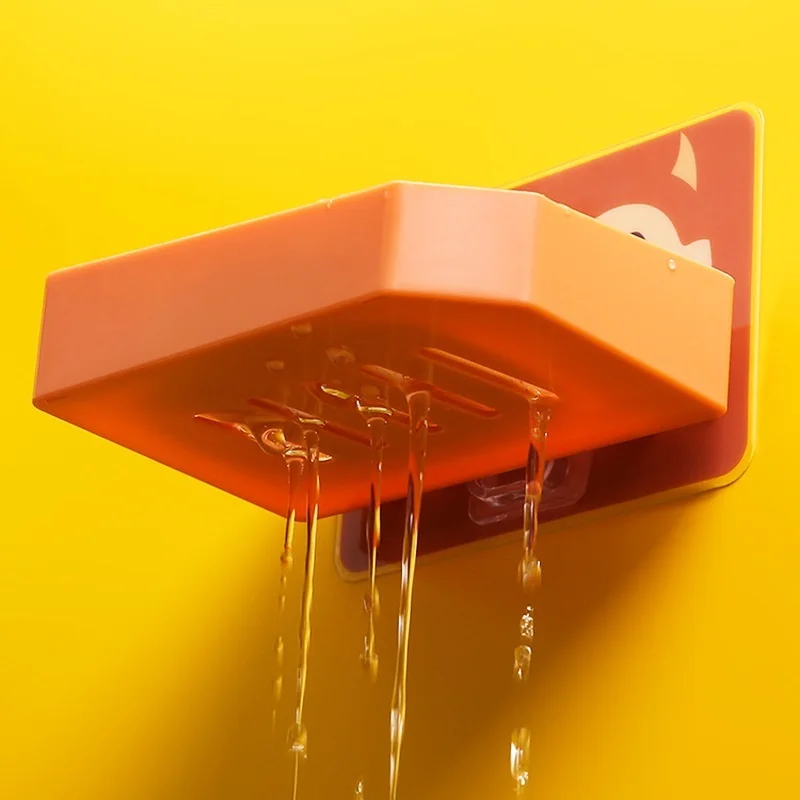 Strong Adhesive Wall Mounted Drain Soap Holder Cute Cartoon Bathroom Soap Box No Drilling Storage Shelf Kitchen Accessories
Strong Adhesive Wall Mounted Drain Soap Holder Cute Cartoon Bathroom Soap Box No Drilling Storage Shelf Kitchen Accessories