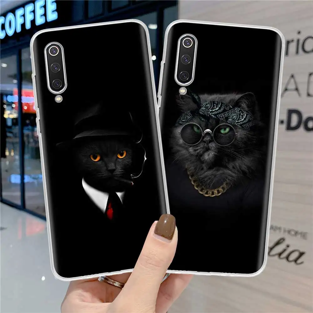 Cute Black Cat For Redmi Note 9 Pro Max Cases Note5 7 8 8T Cover For Red Mi 9A 9C 9T 7A 6 S2 5 Plus Protection Coque Fundas 
Cute Black Cat For Redmi Note 9 Pro Max Cases Note5 7 8 8T Cover For Red Mi 9A 9C 9T 7A 6 S2 5 Plus Protection Coque Fundas