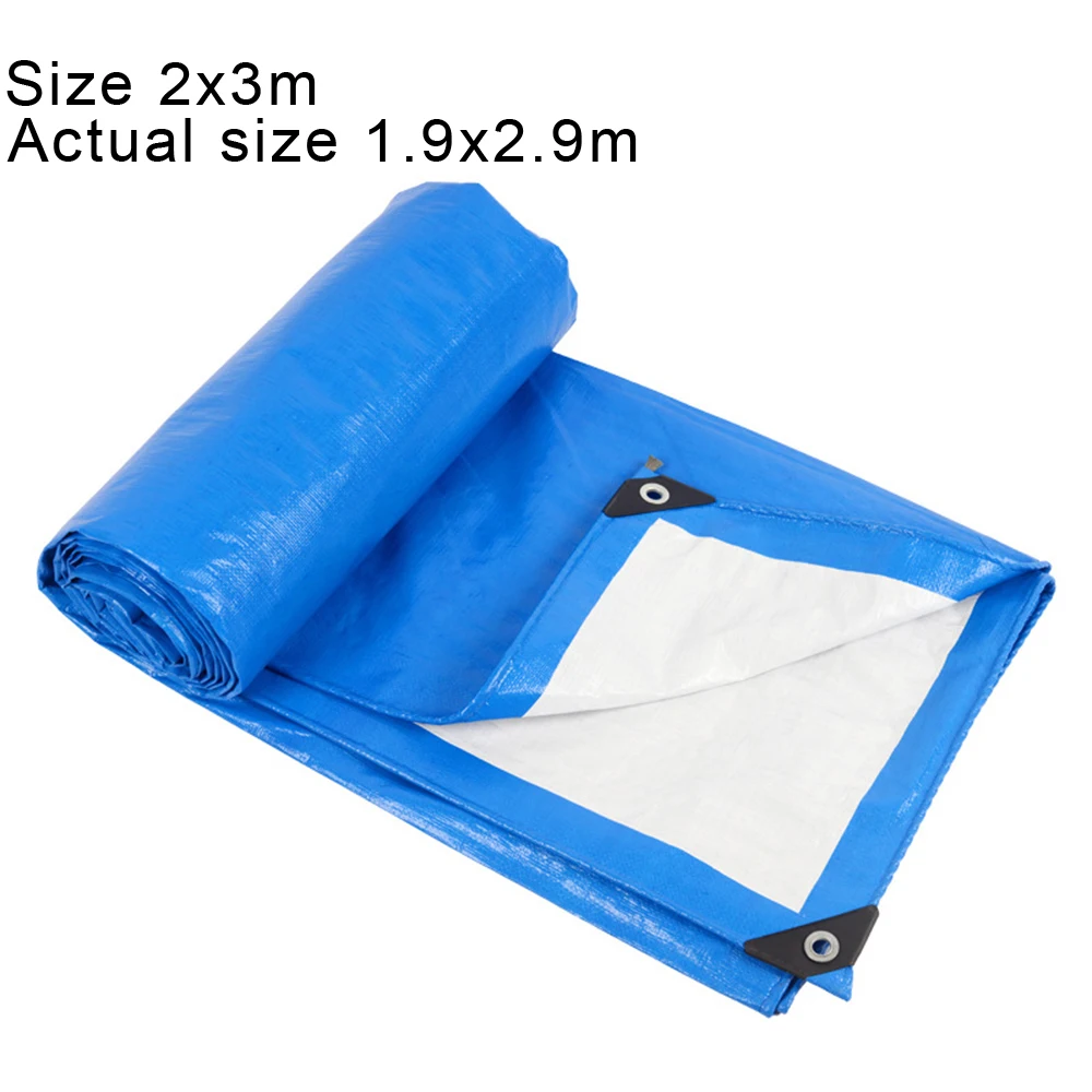 

Rainproof Cloth PE Tarpaulin Garden Outdoor Dustproof Awning Shade Sail Boat Truck Canopy Pet Dog House Cover Waterproof Cloth