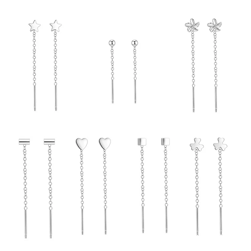 S925 Sterling Silver Three-leaf Heart Star Small Fresh Lucky Grass Sweet Flowers Korean Fashion Earrings for Women Jewelry
S925 Sterling Silver Three-leaf Heart Star Small Fresh Lucky Grass Sweet Flowers Korean Fashion Earrings for Women Jewelry