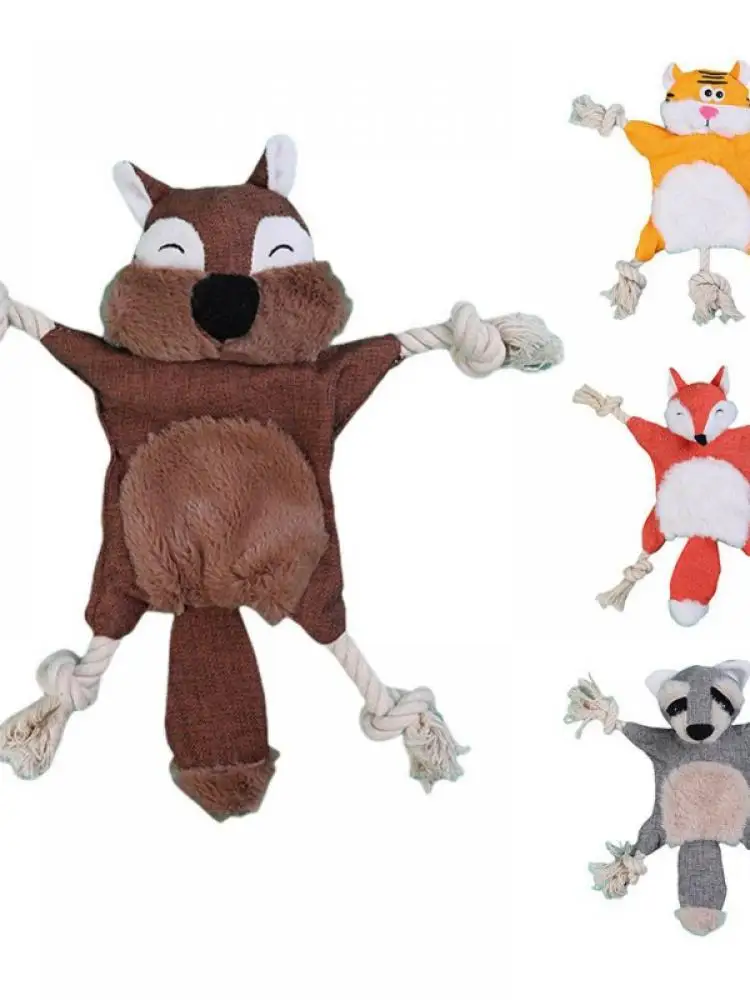 New Fun Pet Molar Bite Toy Animal Plush Pet Puppy Chewing Cotton Rope Interactive Doll Dogs Training Bauble Accessories
New Fun Pet Molar Bite Toy Animal Plush Pet Puppy Chewing Cotton Rope Interactive Doll Dogs Training Bauble Accessories
