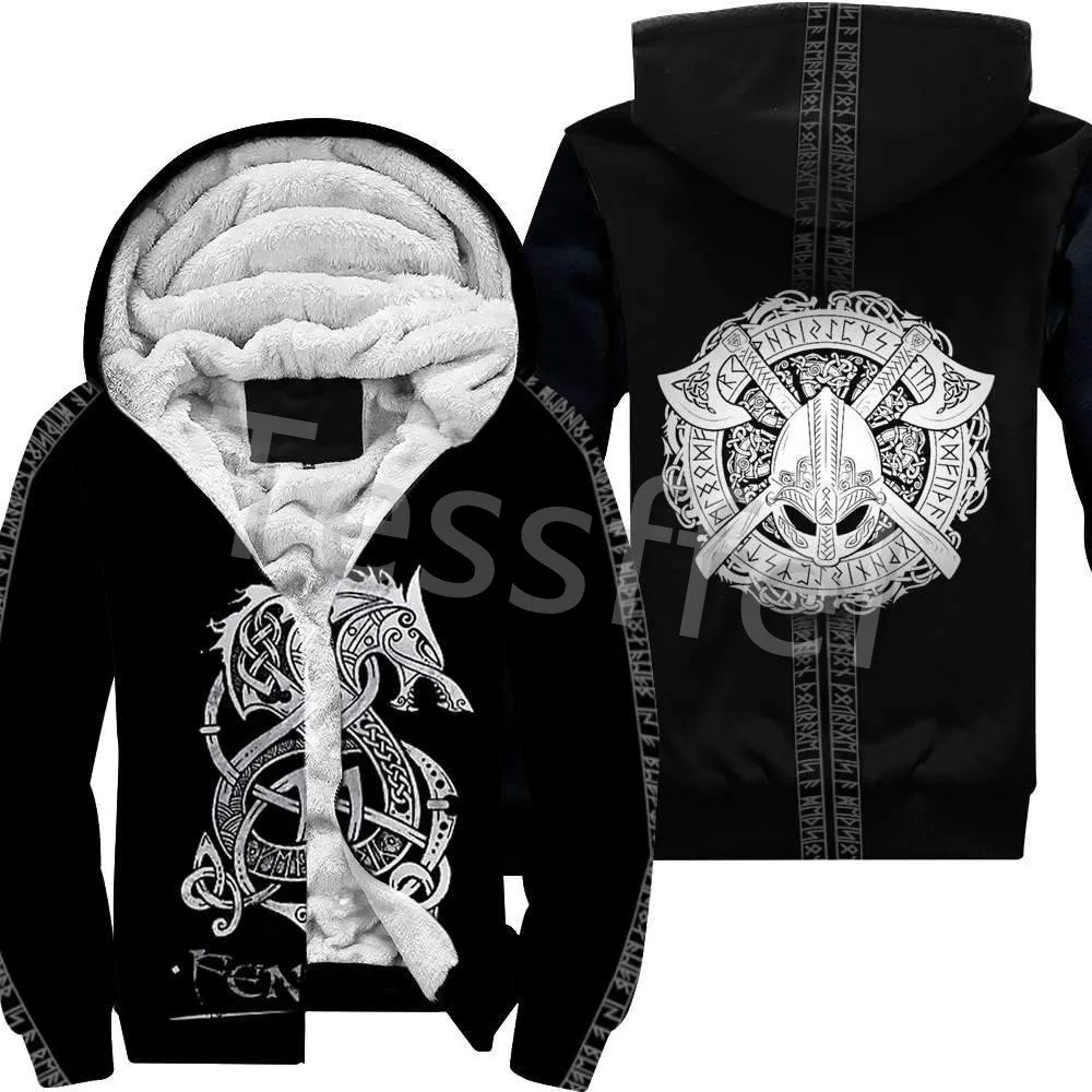 Tessffel 3D Printed Pirate Viking Tattoo Winter Hoodies Men Fleece Warm Hood Thick Coat Zipper Men's Hoodies Jacket Style-4
Tessffel 3D Printed Pirate Viking Tattoo Winter Hoodies Men Fleece Warm Hood Thick Coat Zipper Men's Hoodies Jacket Style-4