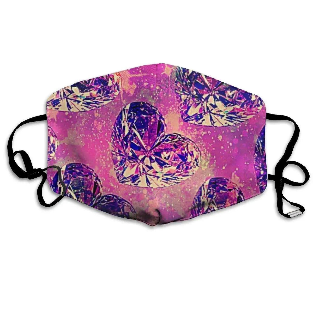 Mouth Mask Bling Diamonds Print Masks - Breathable Adjustable Windproof Mouth-Muffle, Camping Running for Women and Men 
Mouth Mask Bling Diamonds Print Masks - Breathable Adjustable Windproof Mouth-Muffle, Camping Running for Women and Men
