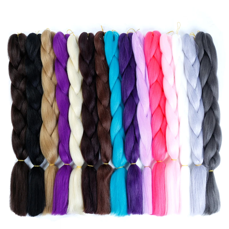AOOSOO 24 inch Long Ombre Jumbo Synthetic Braiding Hair Crochet Blonde Pink Blue Grey Hair Extensions hair accessories
AOOSOO 24 inch Long Ombre Jumbo Synthetic Braiding Hair Crochet Blonde Pink Blue Grey Hair Extensions hair accessories
