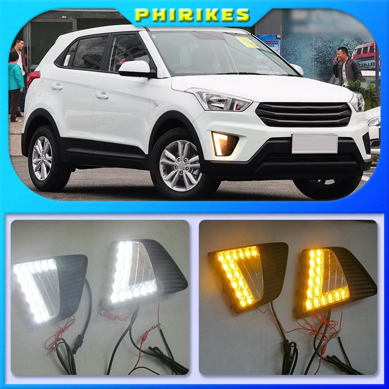 Для Hyundai ix25 Creta 2014 2015 2016 вождения DRL дневные ходовые огни светильник противотуманная фара реле 12V Светодиодный дневной светильник Тюнинг автомобилей
Для Hyundai ix25 Creta 2014 2015 2016 вождения DRL дневные ходовые огни светильник противотуманная фара реле 12V Светодиодный дневной светильник Тюнинг автомобилей