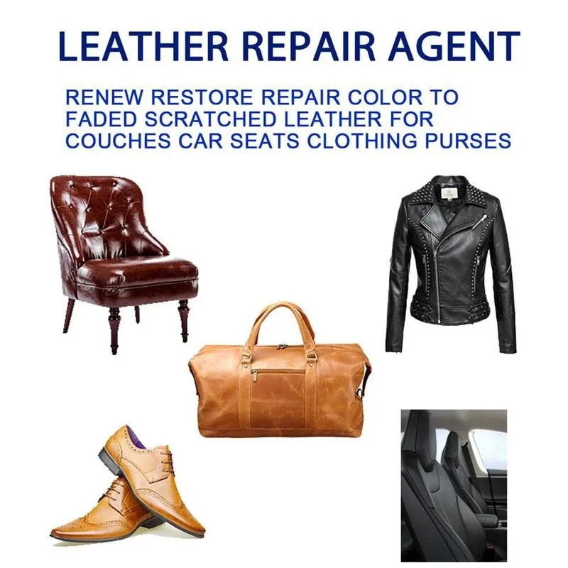 50ml 9 Colors Leather Refurbishment Care Agent For Shoe/wallet/sofa/car Polish Complementary Repair Color Seat Maintenance | Дом и сад