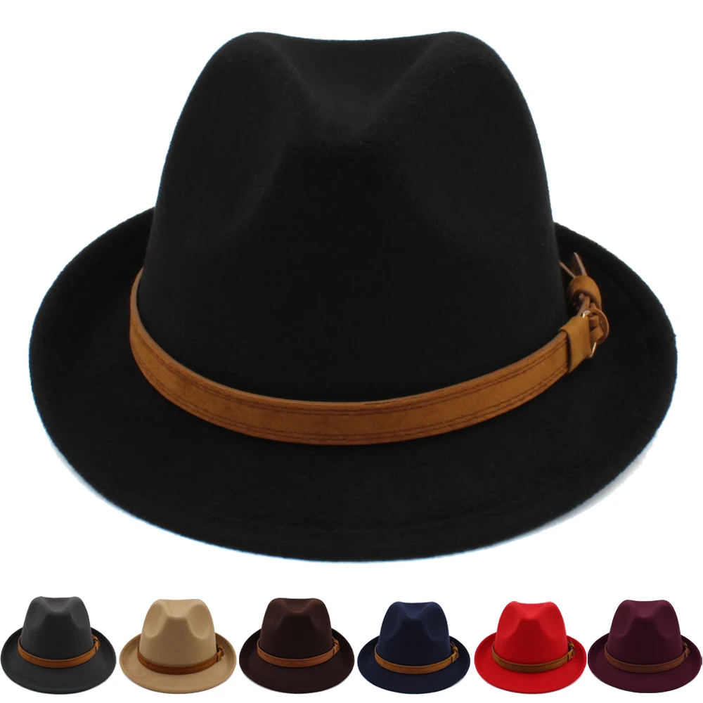 Men Women Wool Fedora Hats Trilby Caps Jazz Sunhat Classical Retro Party Street Style Outdoor Travel Winter Size US 7 1/4 UK L
Men Women Wool Fedora Hats Trilby Caps Jazz Sunhat Classical Retro Party Street Style Outdoor Travel Winter Size US 7 1/4 UK L