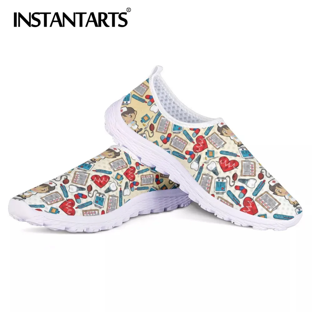 INSTANTARTS Women's Casual Nurse Shoes Premiun Premium Sketch Physio Design Breathable Walking Mesh Flat Shoes Female Sneakers
INSTANTARTS Women's Casual Nurse Shoes Premiun Premium Sketch Physio Design Breathable Walking Mesh Flat Shoes Female Sneakers