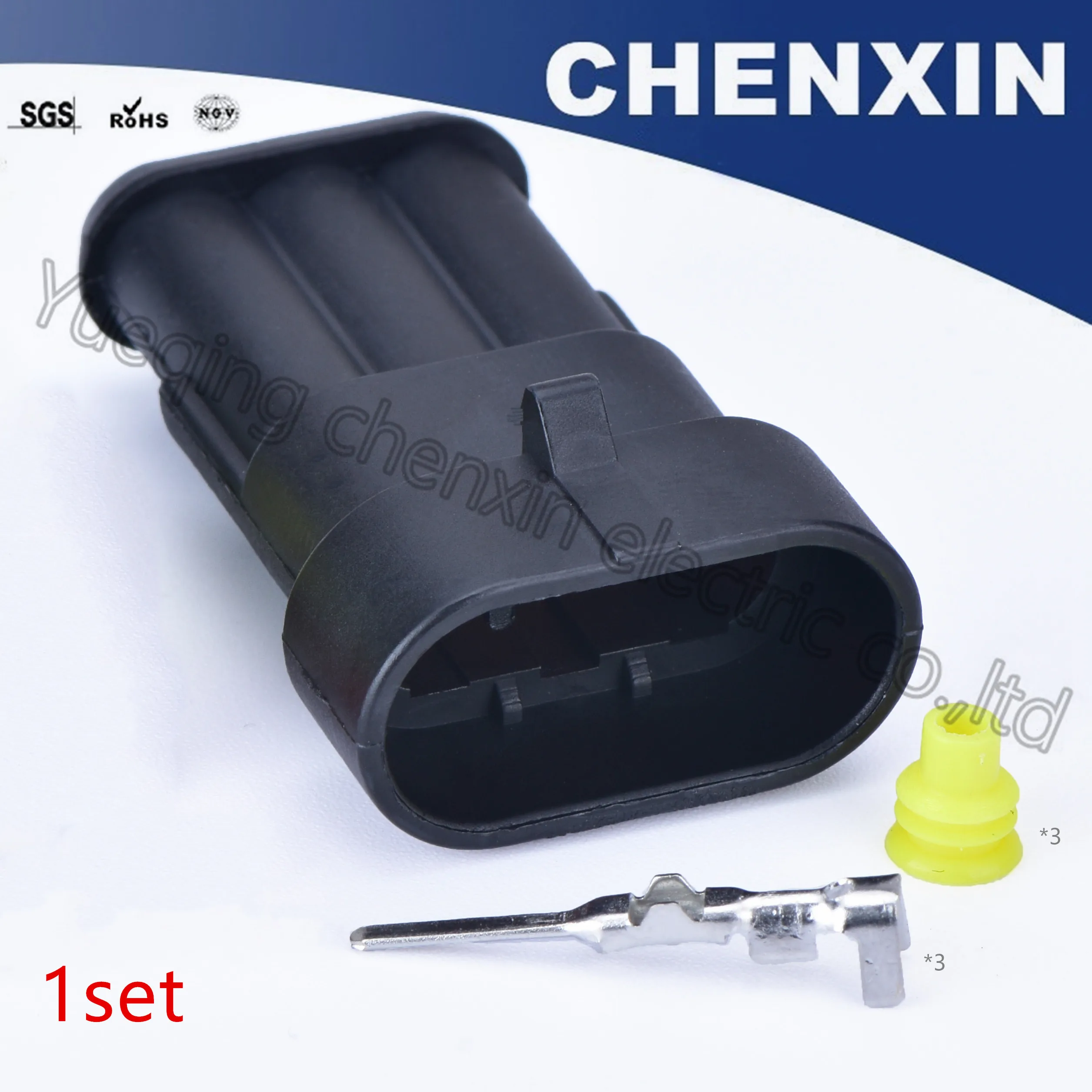 Chenxin 5-10 psc 3pin male sensor connection wire connector 282087-1 282105-1 Waterproof auto connector plug
Chenxin 5-10 psc 3pin male sensor connection wire connector 282087-1 282105-1 Waterproof auto connector plug