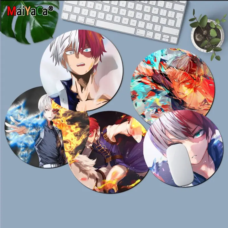 Maiyaca новый мой герой Академия Todoroki Shoto компьютерные игровые круглые коврики для мыши Противоскользящий коврик для ноутбука ПК коврик для мы...
Maiyaca новый мой герой Академия Todoroki Shoto компьютерные игровые круглые коврики для мыши Противоскользящий коврик для ноутбука ПК коврик для мы...