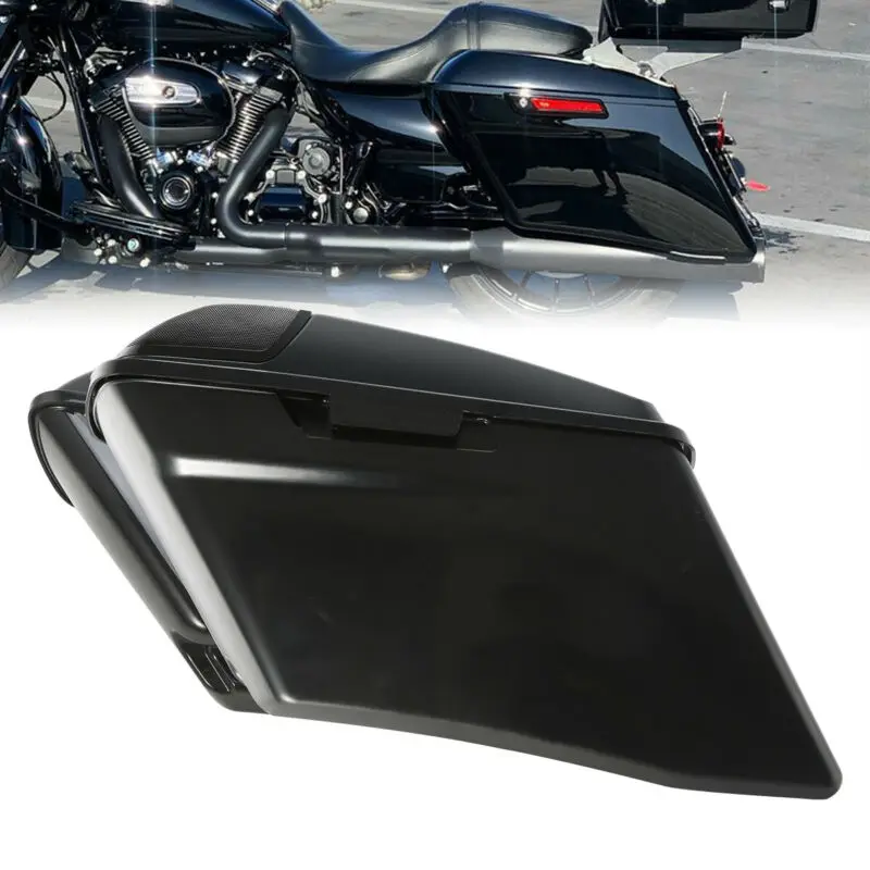 

Motorcycle 4'' Extended Unpainted/Painted Saddlebags For Harley Touring Road Glide Electra Glide Road King Street 2014-2021 2019